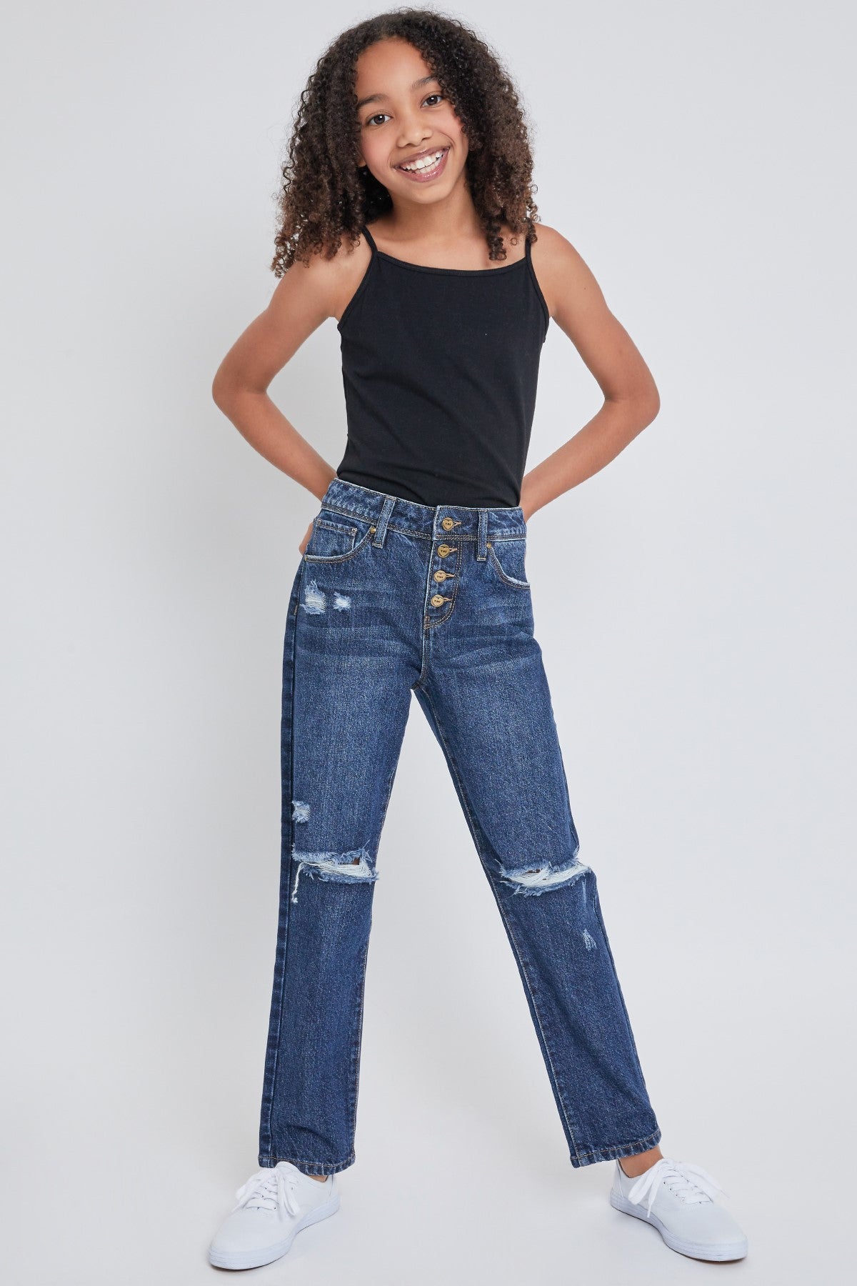 Girls Selena Straight Denim