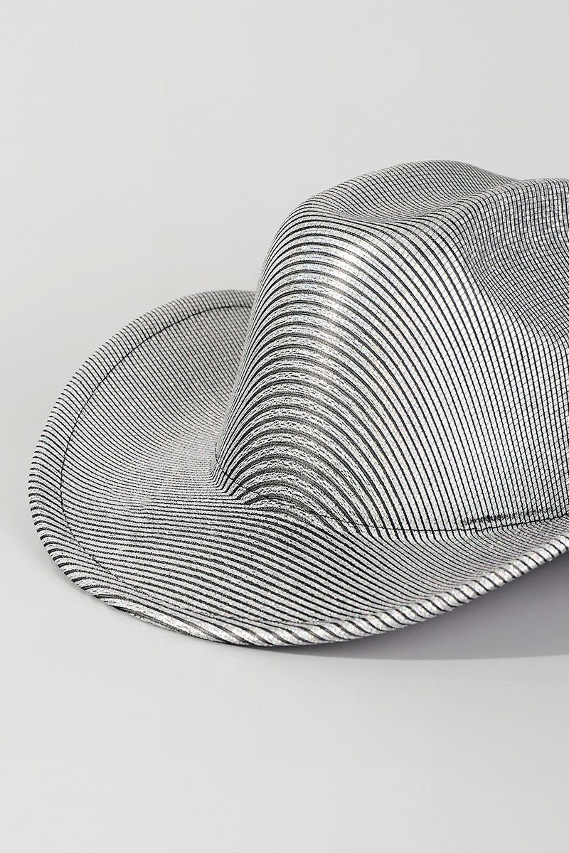 Silver Cowboy Hat