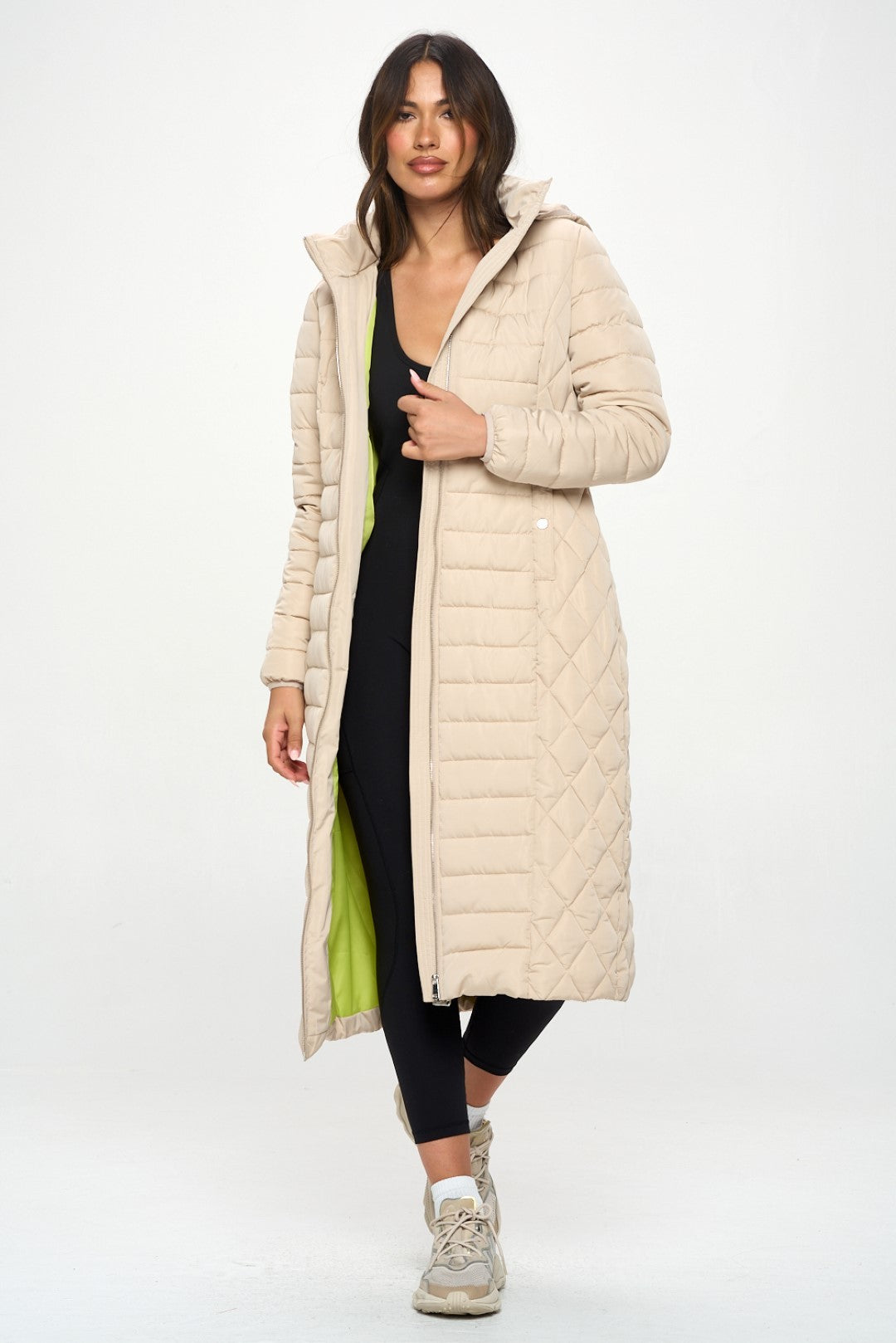 Cream 2024 longline puffer