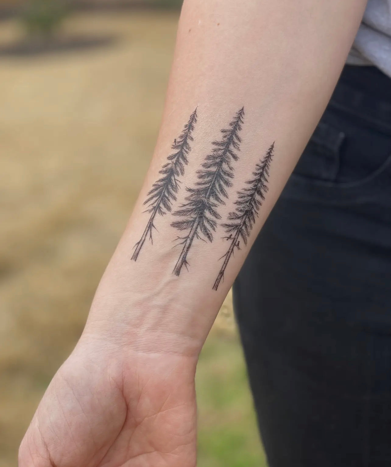 Trees Temp Tattoo