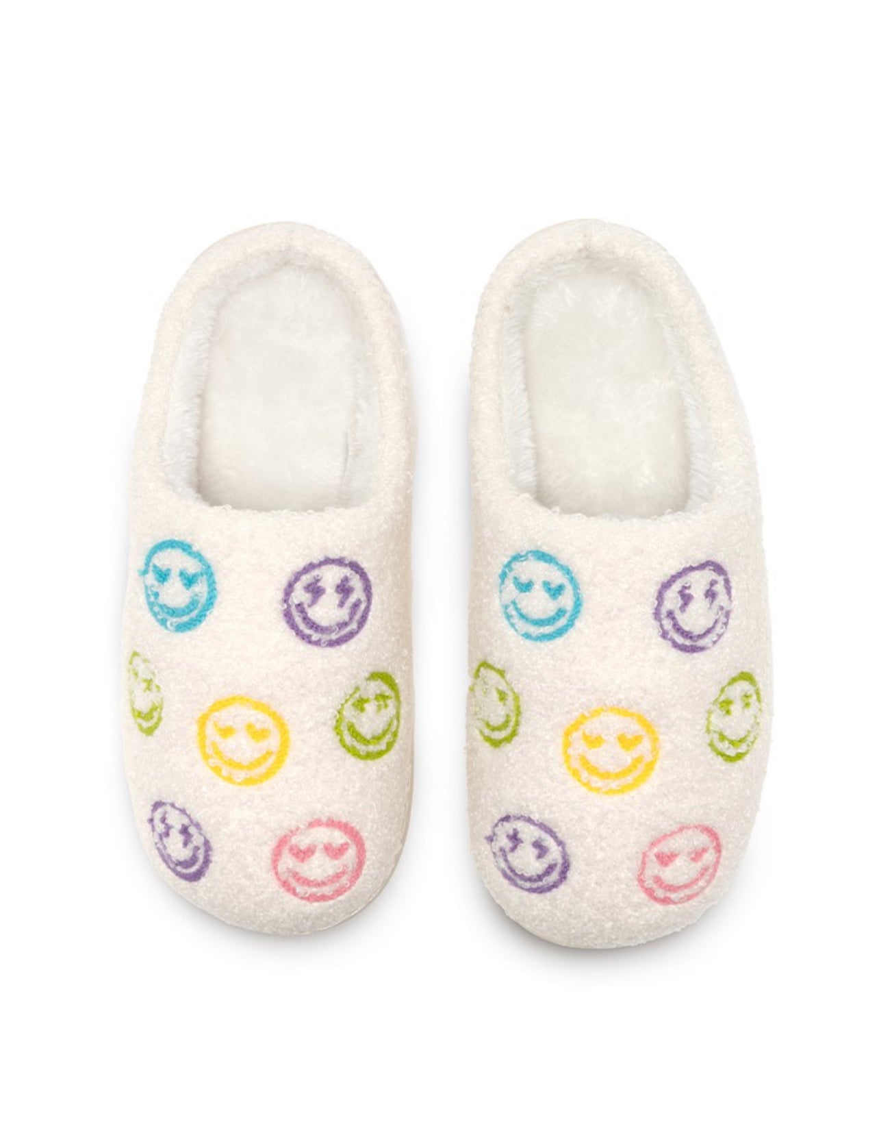 Colored Smiley Slippers