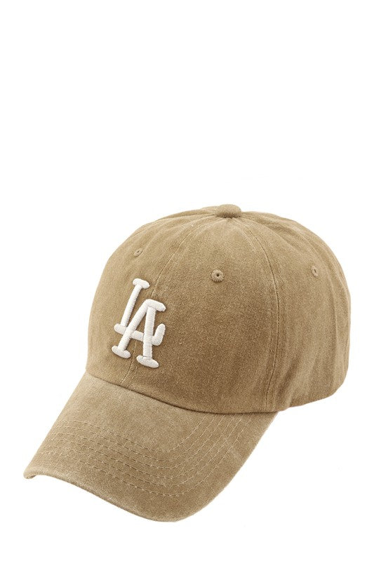 LA Baseball Hat, Khaki