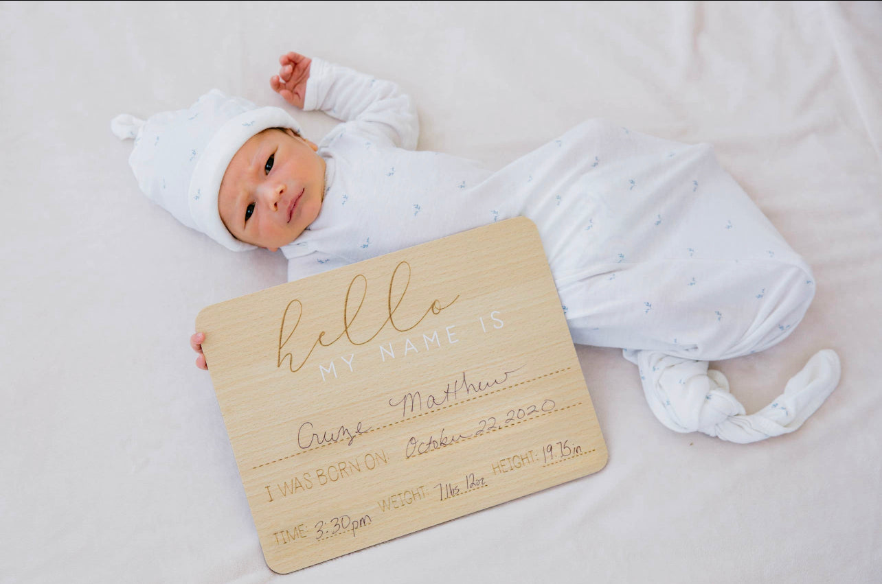Hello Baby Arrival Sign